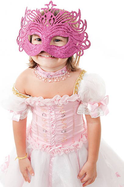 Boy in Venetian mask.