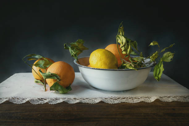 istock Still life of oranges and lemons 1150617666