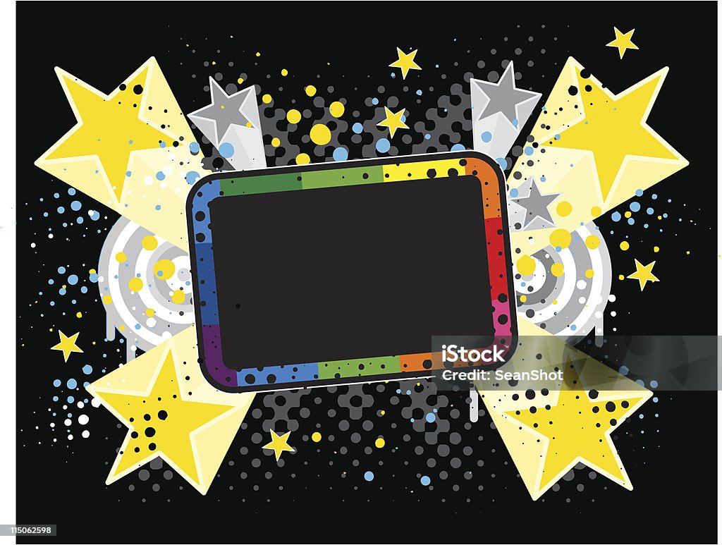 Exploding Rectangle Black Stock Illustration - Download Image Now ...