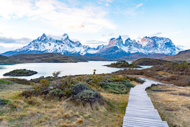 istock Torres del Paine National Park, Chile. (Torres del Paine National Park) 1150627658