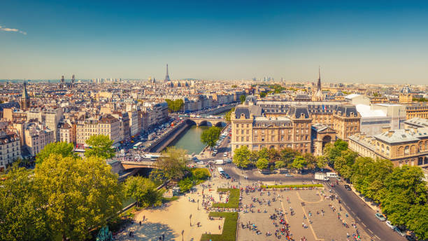 istock Aerial view of Paris 1150629240