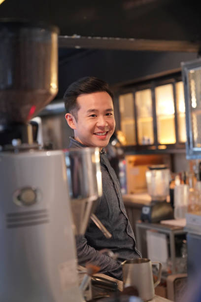 istock Coffee shop's leisure time in day 1150630111