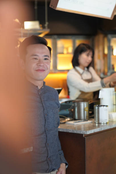 istock Coffee shop's leisure time in day 1150631011