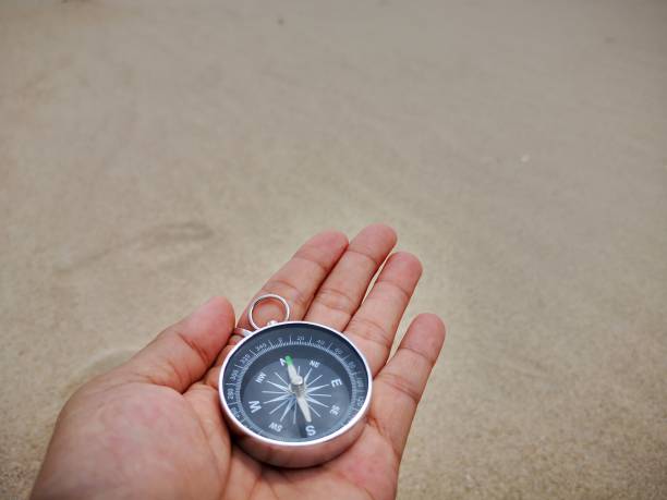 istock A compass is an instrument used for navigation and orientation that shows direction relative to the geographic cardinal directions or points.  Some using magnetic energy and fengshiu to enhance life. 1150631251