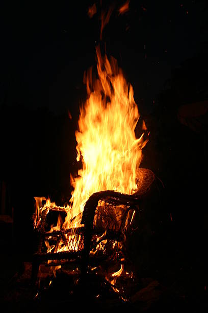 burning passivity stock photo