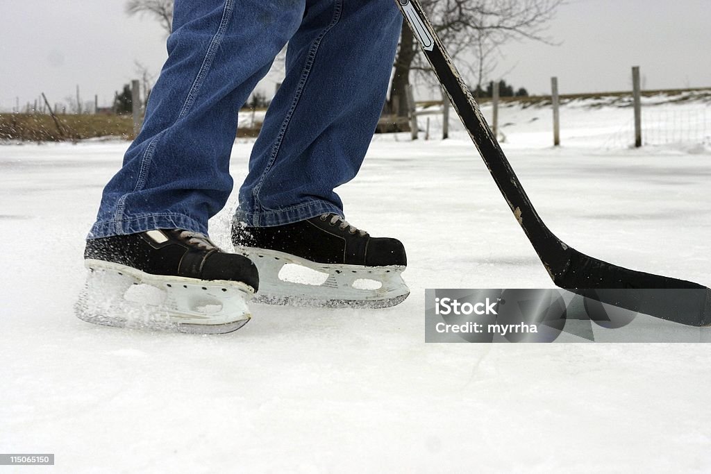 Estanque de Hockey - Foto de stock de Actividad libre de derechos