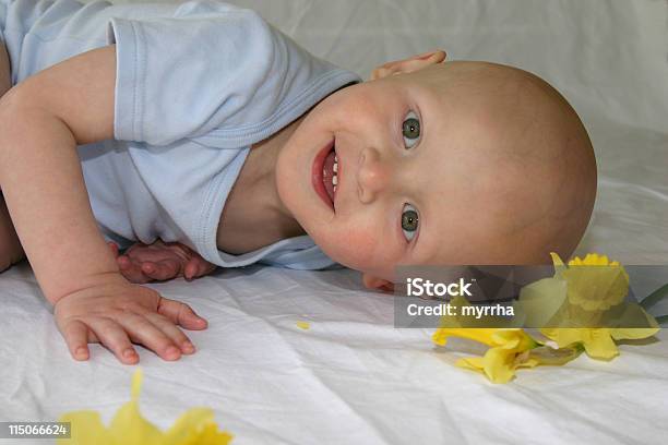 Cancer Kids Happy Baby Stock Photo - Download Image Now - Cancer - Illness, Child, Daffodil