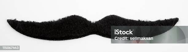 Bigode - Fotografias de stock e mais imagens de Artificial - Artificial, Cor preta, Figura para recortar