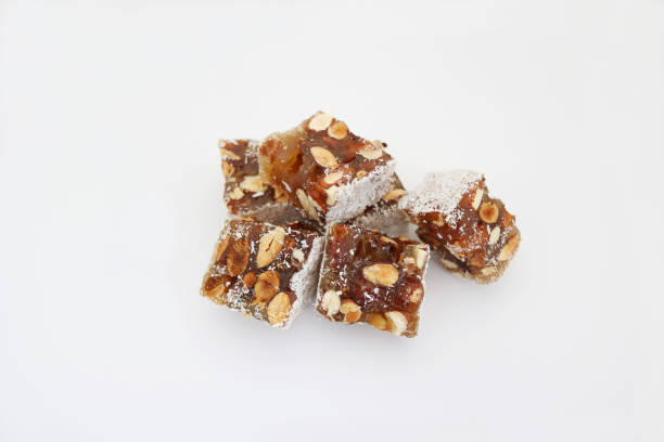 istock Almond Coconut Honey Turkish Delight 1150677731