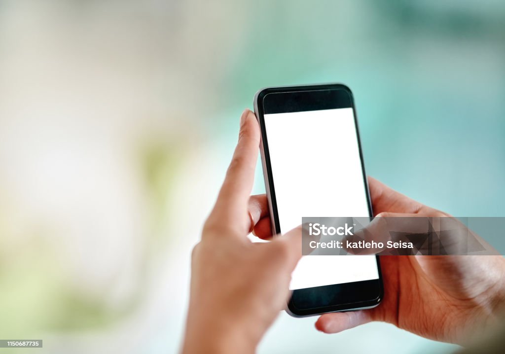 Who are you going to call? Cropped shot of an unrecognizable woman using a cellphone Hand Stock Photo