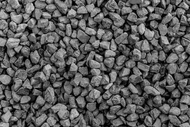 Stones texture and background. Rock texture . Crushed gravel background. Seamless texture of gravel for background.
