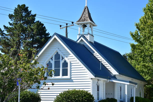 White wooden church