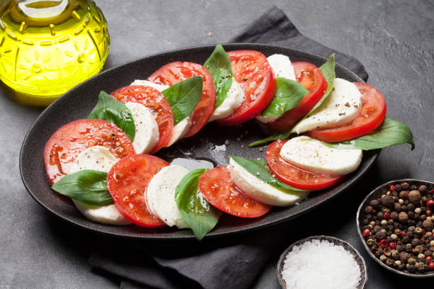 istock Delicious italian caprese salad 1150694779