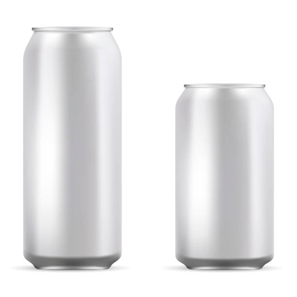 istock Aluminum cans set mockup for beer, soda, lemonade 1150696080