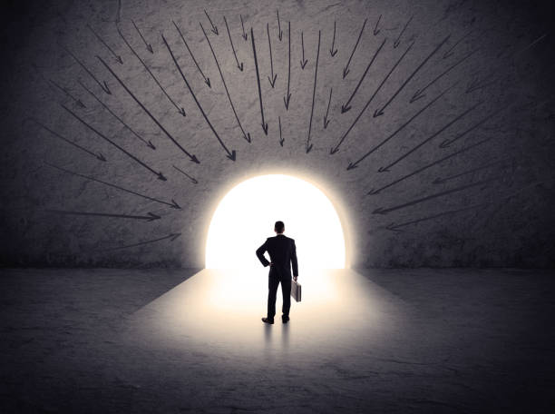 istock man standing in front of the huge gate 1150697975