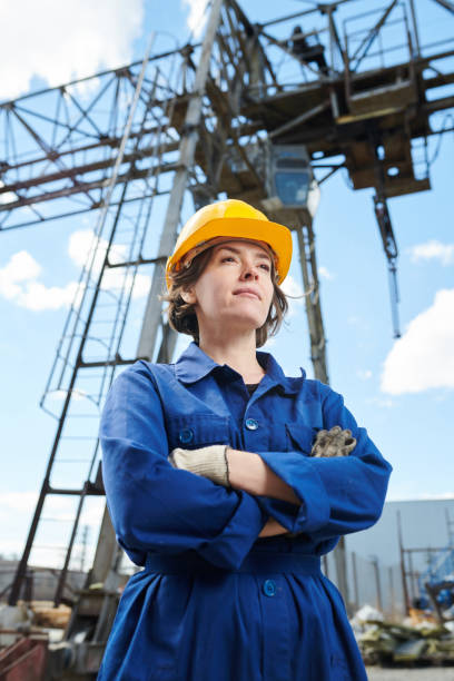 istock Smiling Woman at Construction Site 1150700004