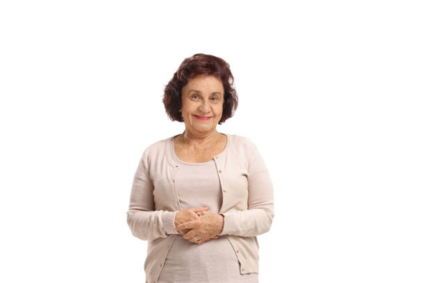 istock Smiling senior woman looking at the camera 1150700485