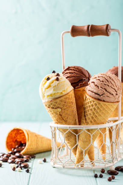 istock Homemade coffee and chocolate ice cream 1150704278