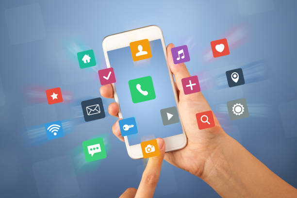 istock Female hand holding smartphone 1150706761