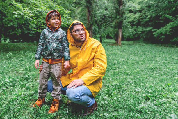 istock Father and son spending day in nature 1150707951