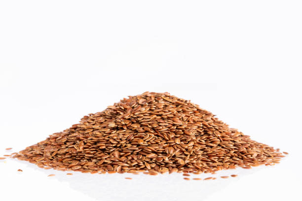 istock Linseed organic seeds - Linum usitatissimum 1150709277