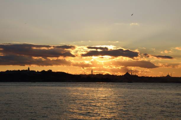 istock Istanbul Sunset with Mosque and Maiden tower 1150714876