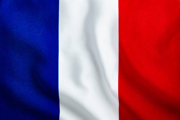 istock Full Frame Waving French Flag 1150714931