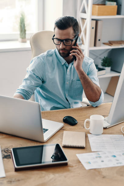 istock Business is his life. 1150719662