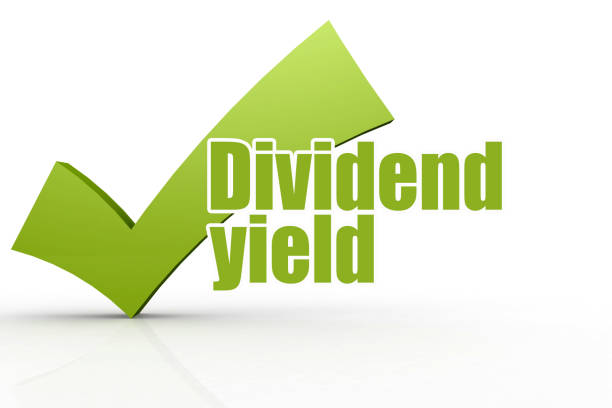 istock Dividend yield word with green checkmark 1150724661