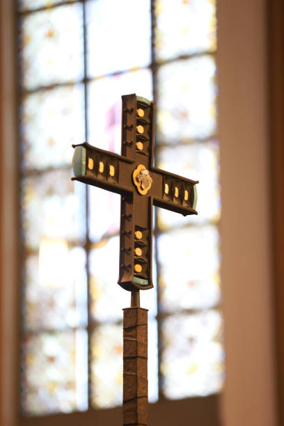 istock Cross in the Catholic Church 1150727889