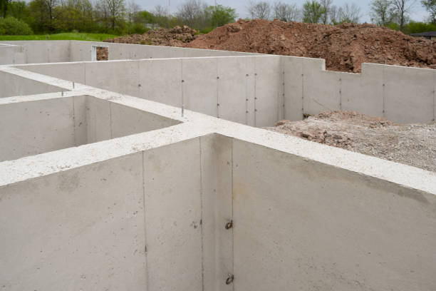 istock New Home House Construction Concrete Cement Foundation Basement Builders 1150729286