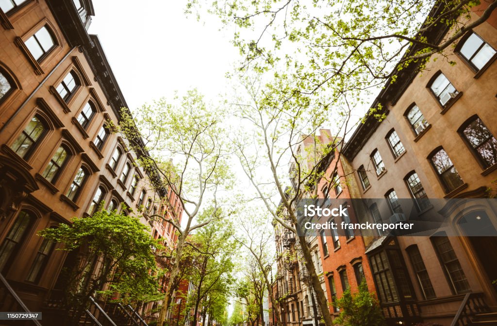 upper west side view in manhattan New York City Stock Photo