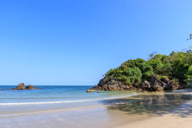 istock Clear turquoise blue sea at Bo Thong Lang Bay, Bang Saphan district, Prachuap Khiri Khan, Thailand 1150729497