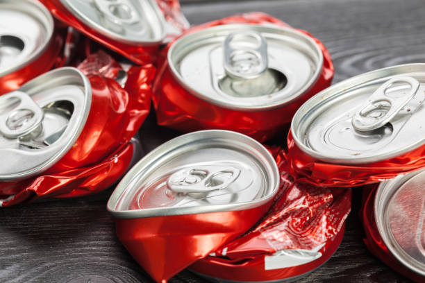 istock aluminum cans. recycling. 1150729944