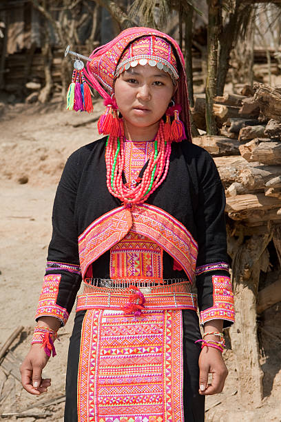 istock Akha woman from Laos 115073063