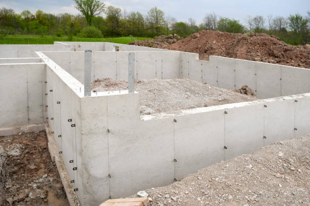 istock New Home House Construction Concrete Cement Foundation Basement Builders 1150730826