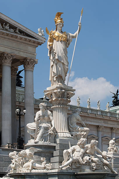 istock Pallas Athene in front of austrian parliament 115073099