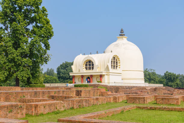 istock Parinirvana Stupa and temple, Kushinagar, India 1150731258