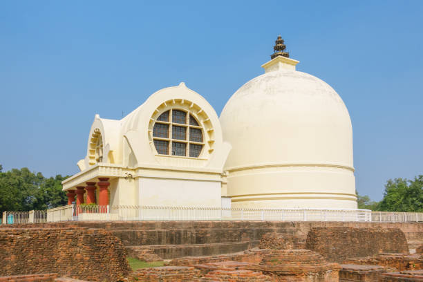 istock Parinirvana Stupa and temple, Kushinagar, India 1150731385