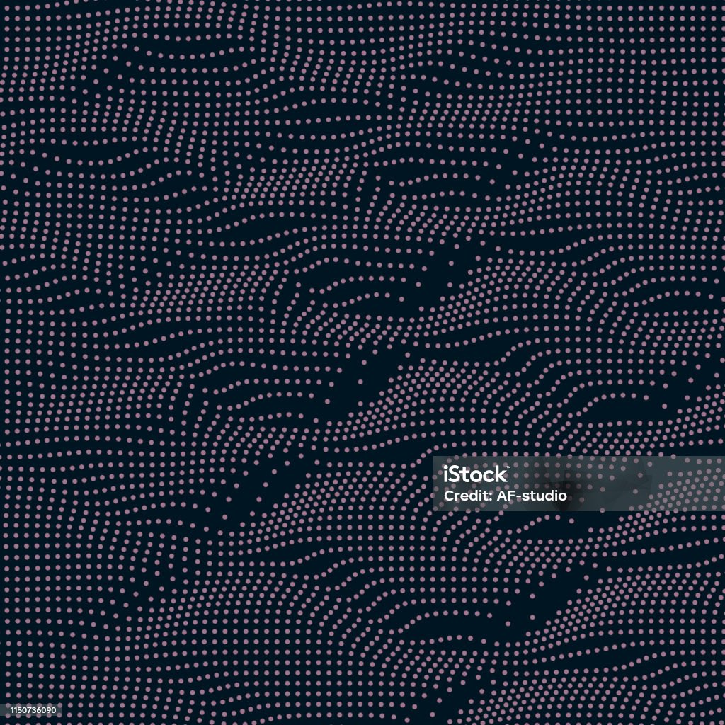 Network Surface Stock Illustration - Download Image Now - Wave Pattern ...