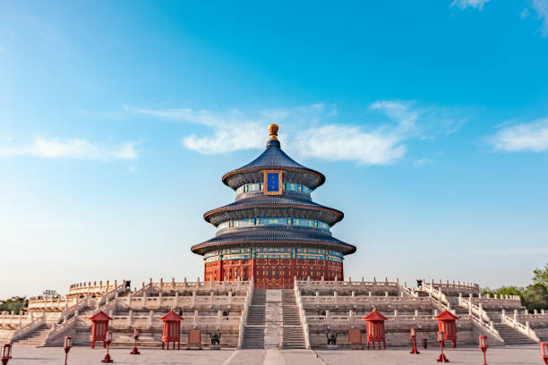храм неба - пекин стоковые фото и изображения