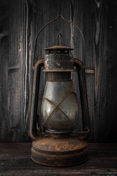 istock Bat oil kerosene lamp from 1950s 1150740906