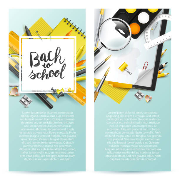 Rectangular Image School Or Header 670+ Crayon Header Stock Photos, Pictures & Royalty-Free Images - iStock