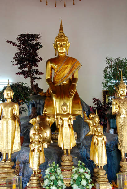 istock Golden Buddha Sculpture 1150746308