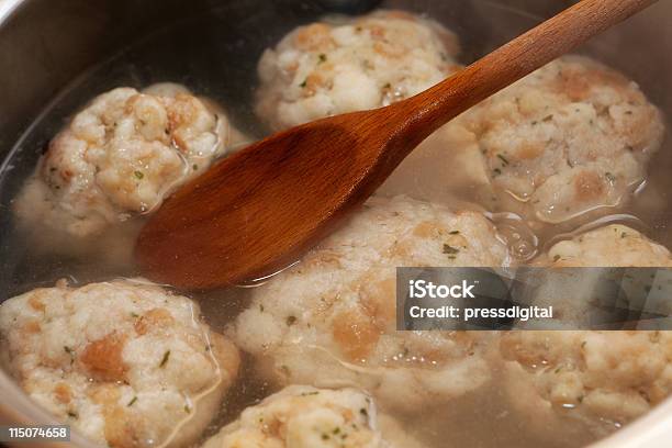 Cooking Bread Dumplings Stock Photo - Download Image Now - Boiling, Color Image, Cooking