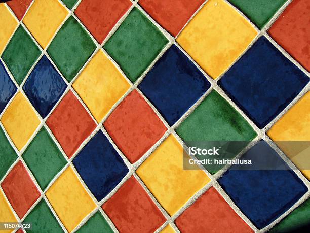 Foto de Desenho De Azulejos Coloridos e mais fotos de stock de Abstrato - Abstrato, Amarelo, América Latina