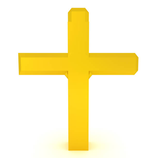 istock 2279 3D Rendering of a silver cross 1150750574