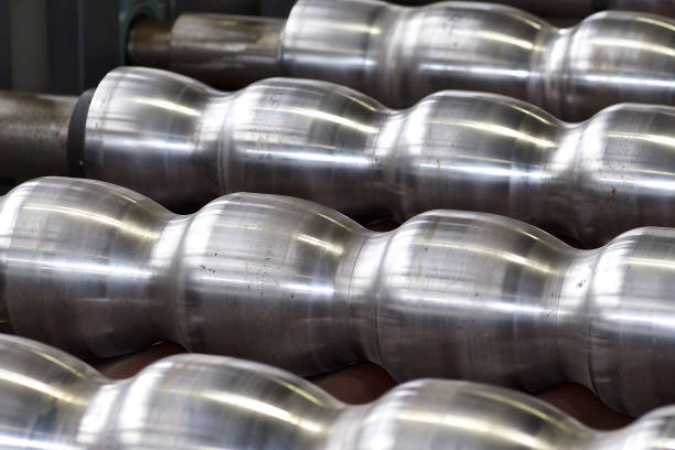 istock Rolls for profiling in the machine for rolling galvanized sheet metal 1150750953