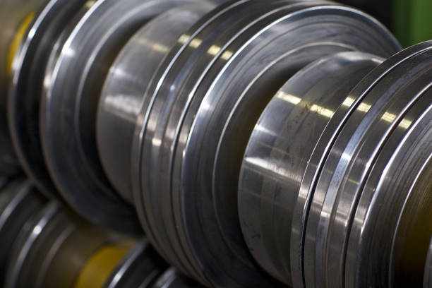 istock Rolls for profiling in the machine for rolling galvanized sheet metal 1150750988
