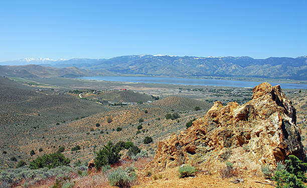 vallée de washoe - carson nevada city valley photos et images de collection